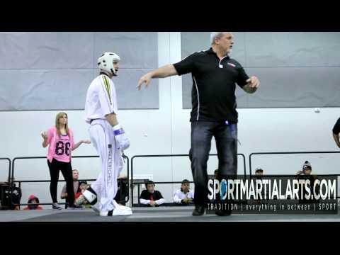 Cass Sigmon v Bryan Young - Compete Nationals 2013 - Men's Team Sparring
