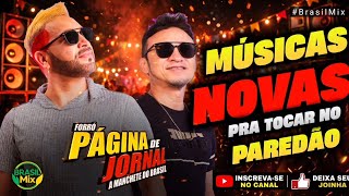 PÁGINA DE JORNAL - MÚSICAS NOVAS PRA TOCAR NO PAREDÃO 
