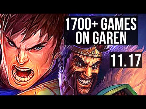 GAREN & Senna vs DRAVEN & Yuumi (ADC) | 1700+ games, 1.8M mastery, 10/2/5 | EUW Master | v11.17