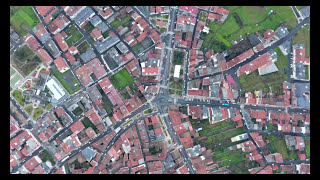 Melide a vista de dron