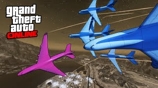 CARGO PLANE BUSTED! || GTA 5 Online || PC (funny moments)