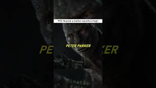 Lagarto deu um apavoro no Peter 😱 #edit #fyp #humor #homemaranha