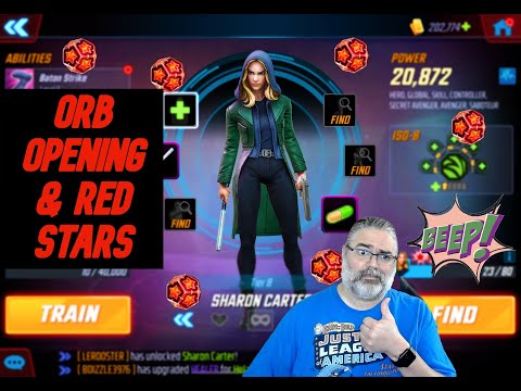 Marvel Strike Force: Sharon Carter Character Orb & Red Star Opening Extravaganza! Secret Avengers!!!