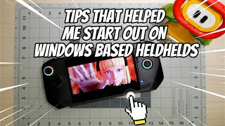 Windows Handhelds Tips That Helped Me #msi #msiclaw #handhelds