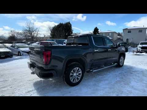2021 GMC Sierra 1500 Crew Cab Short Box 4-Wheel Drive Denali in Gray for sale at Boyer Chrysler Dodge Jeep Ram Fiat Cobourg in Cobourg, ON