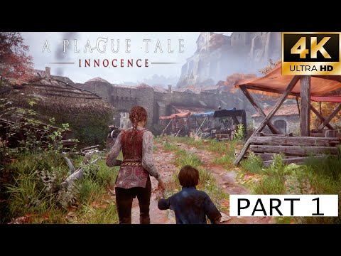 A Plague Tale Innocence Gameplay Walkthrough Part 1 [4K-60FPS] PC/PS5/XBOX SERIES X/S