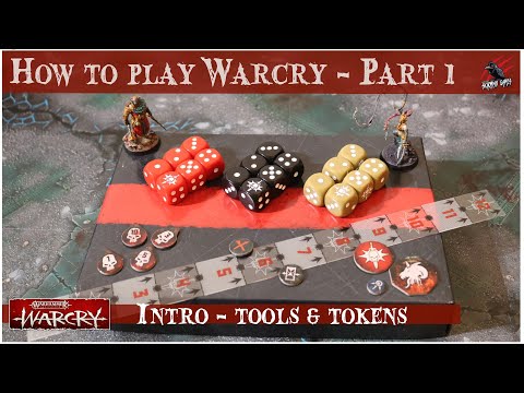 HOW TO PLAY WARCRY - PART 1 INTRO, TOOLS & TOKENS  - Warhammer Warcry Core Rules & Catacombs Dungeon