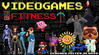 VIDEOGAMES FITNESS!15 MIN FULL BODY WORKOUT /PE At Home | Open Physed / PE Distance Learning At Home