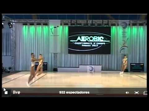 C.Europa Aeróbic - Arques 2013 - Trio junior (qualification) España ESP1