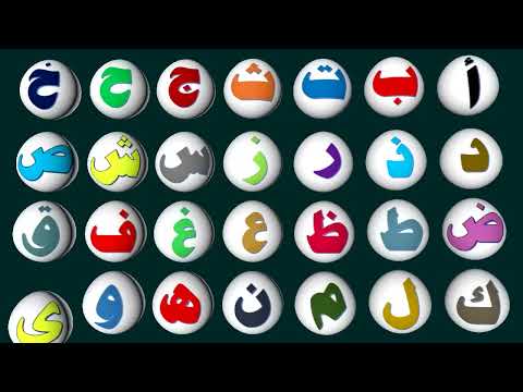 أنشودة الحروف الهجائية ، نطق الحروف العربية وعرض مثال لكل #الحروف الهجائية العربية - جديد