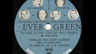 Åke Stan Hasselgaard Simon Brehm, On The Sunny Side Of The Street. Sweden 1947