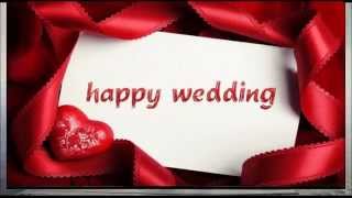 Happy Wedding wishes, SMS, Whatsapp video, congratulations message for marriage