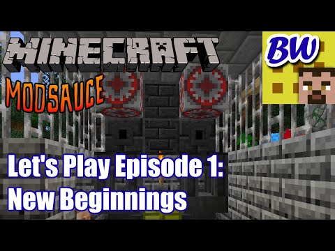 Modsauce Let's Play 1: New Beginnings