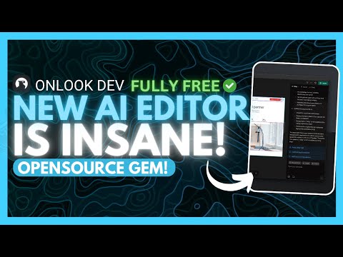 Onlook Dev: NEW Opensource Vibecoding Editor is FULLY FREE + Local! Cursor for Designers!