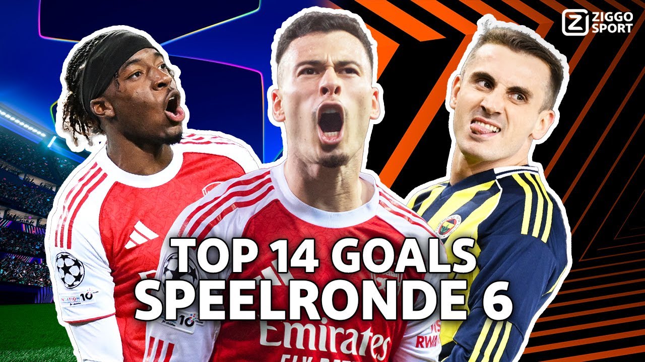 DE MOOISTE GOALS VAN SPEELRONDE 6! 😍 | TOP 14 - CHAMPIONS LEAGUE, EUROPA LEAGUE & CONFERENCE LEAGUE