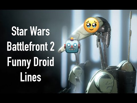 Battle droids being wholesome for 1 minute |  Star Wars Battlefront 2