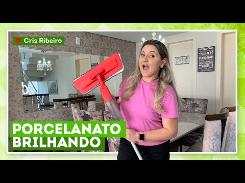 Como limpar piso de porcelanato com Cris Ribeiro