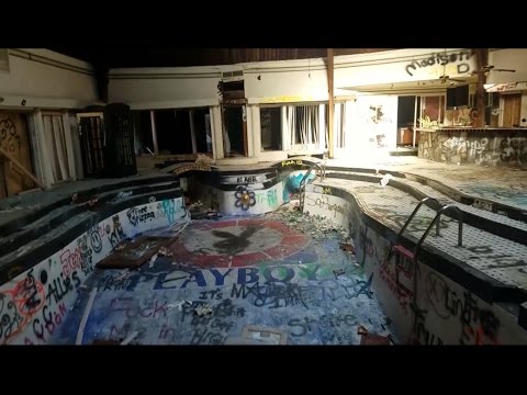 INSANE ABANDONED PLAYBOY MANSION W/ INDOOR POOL