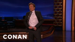 Conan Drops Trou &amp; Flashes His Huge Bruise - CONAN on TBS