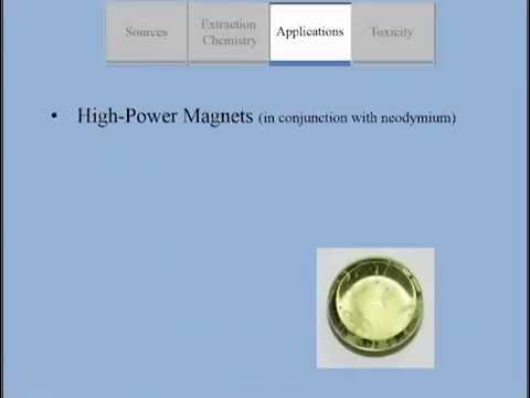 ChemWiki Elemental Minute: Praseodymium (Environmental Properties)