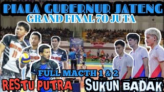 Download lagu GRAND FINAL PIALA GUBERNUR JATENG ..SET 1&2 ..RESTU PUTRA VS SUKUN BADAK GEO DIMAS IMAM VS RAFI CS mp3