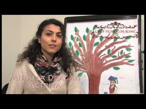 Gala femeilor rome-mesaj impotriva violentei si sterilizarii femeilor, Mihaela Dragan