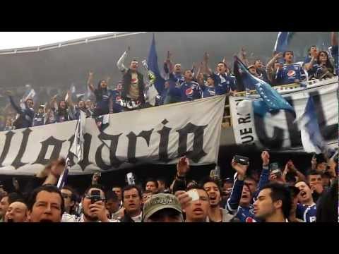 "la salida de millos en la final 2012" Barra: Blue Rain &bull; Club: Millonarios &bull; País: Colombia