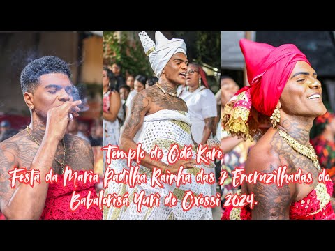 Templo de Odé Kare - Festa da Maria Padilha Rainha das 7 Encruzilhadas do Babalorisá Yuri de Oxóssi.