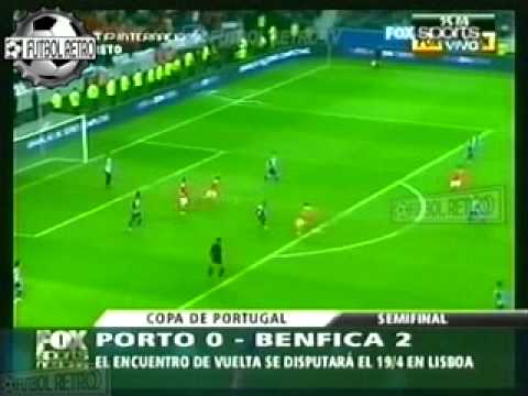 Porto 0 vs Benfica 2 Copa de Portugal 2011 Semifinal Ida FUTBOL RETRO TV