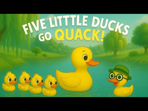 Five Little Ducks GO QUACK ! | Cookie Box Kids