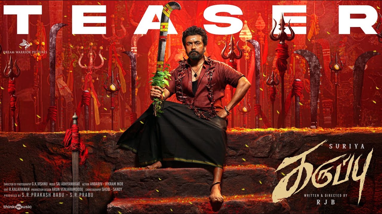 Karuppu (Tamil) - Teaser | Suriya | RJB | Trisha | @SaiAbhyankkar | Dream Warrior Pictures