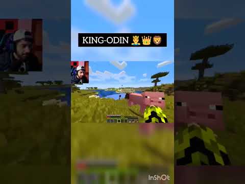 King - Odin army power 😱 #minecraft #yessmartypie #odin #army #shorts #viral