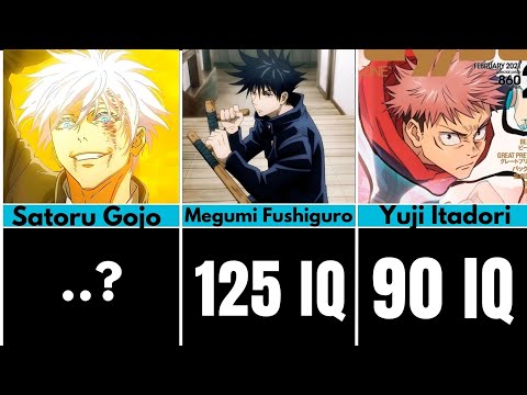 IQ Level of Jujutsu Kaisen Characters | JJK (World of Anime 3)