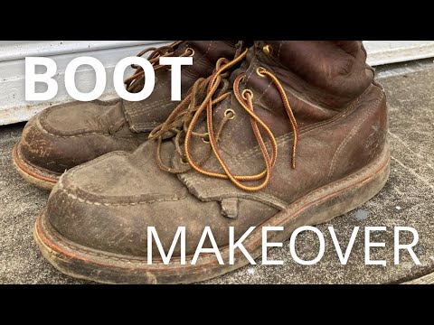 Thorogood Moc Toe Boot Restoration | Total Boot Makeover