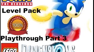 Lego Dimensions: Sonic the Hedgehog Level Pack Part 3 100% Playthrough Ps4/No Commentary