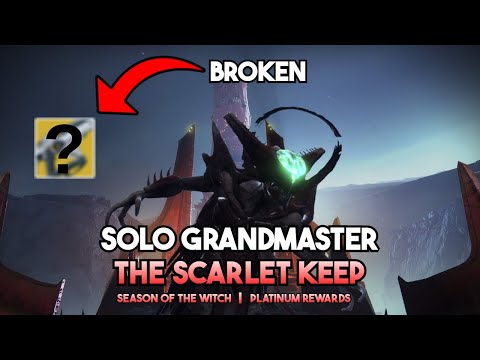 Solo Grandmaster Nightfall: The Scarlet Keep - With the Most BROKEN Gun in Destiny HISTORY!!