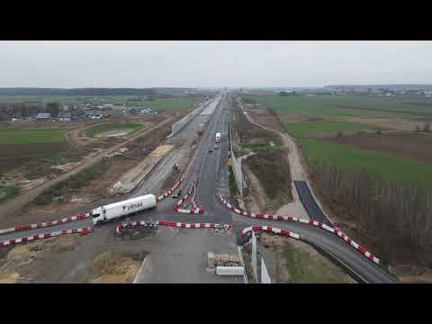 Budowa węzła Piotrków Trybunalski południe.