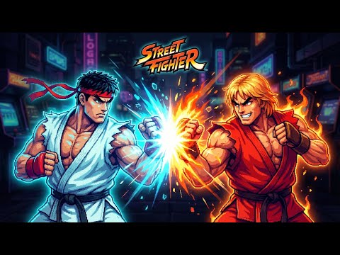 Street Fighter — 16 Track Heavy Dark Synthwave Tribute (Pixel Wave)