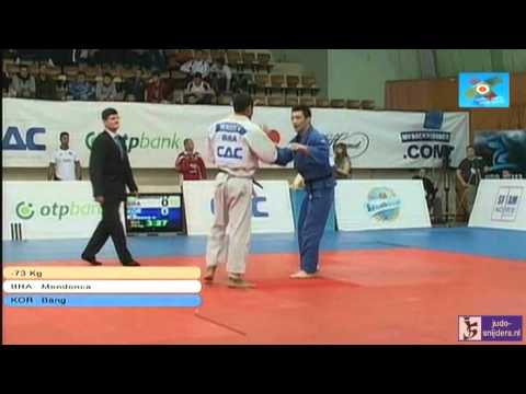 Judo 2013 European Open Men Budapest: Mendonca (BRA) - Bang (KOR) [-73kg]