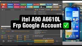 itel A90 A6610L Frp Google Account bypass with UnlockTool