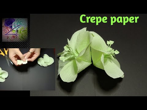 SIMPLE Wild Flower | DIY crepe paper