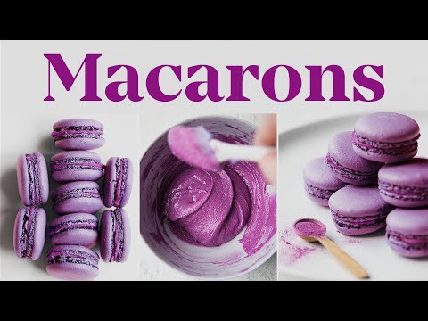 Dreamy Violet Macarons | HOW TO MAKE FRENCH MACARONS | No-Fail Recipe