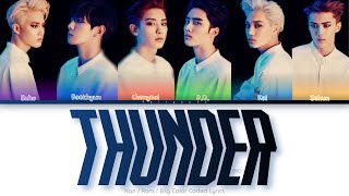 EXO-K (엑소-K) Thunder Color Coded Lyrics (Han/Rom/Eng)