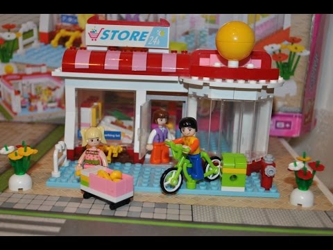 Конструктор Слубан Розовая Мечта - Супермаркет/Constructor Sluban New Girl's Dream - Store