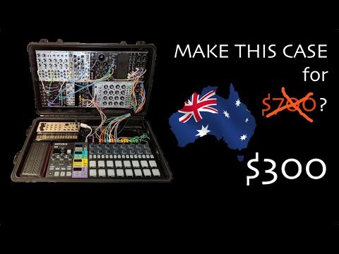 euorack case - DIY,  portable, runs on batteries, and it's water proof?