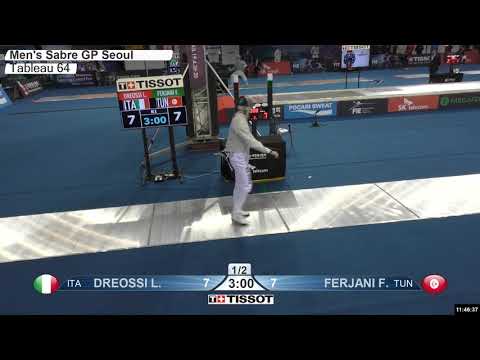 2019 165 T64 20 M S Individual Seoul KOR GP GREEN DREOSSI ITA vs FERJANI TUN