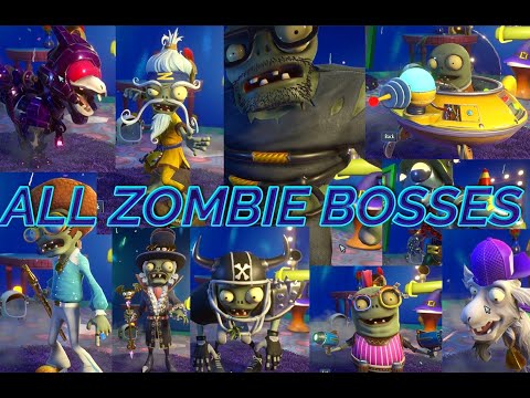 Plants vs Zombies Garden Warfare 2 All Zombie Bosses | Pflanzen gegen Zombies Garden Warfare 2 Link