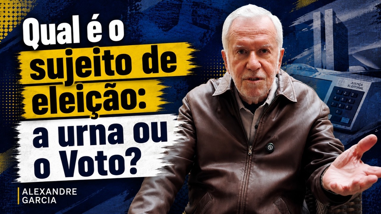 E o sujeito de um país: é o estado ou a Família? - Alexandre Garcia