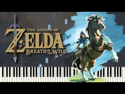 ZELDA - BREATH OF THE WILD E3 TRAILER | SHEETS + Piano Tutorial (Synthesia)
