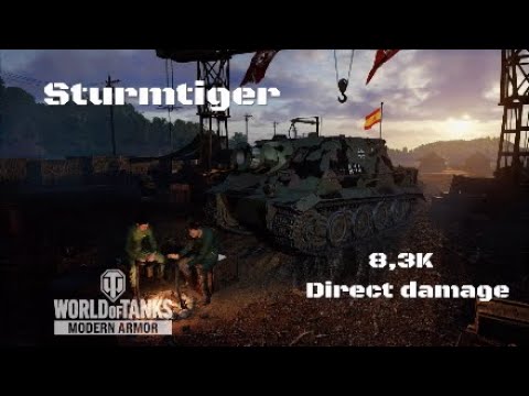 Sturmtiger in Gran muralla:8,3K direct damage :Wot console - World of Tanks